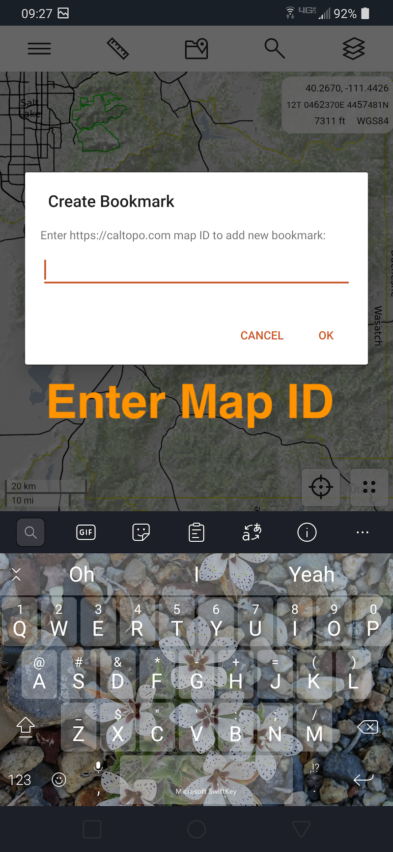Managing Your Data Maps Tracks - Mobile Createbookmark 